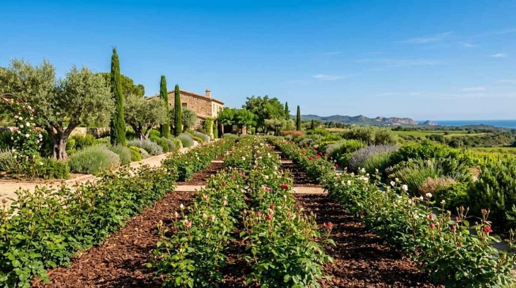 Resultado de una poda de rosales correcta siguiendo el calendario estacional